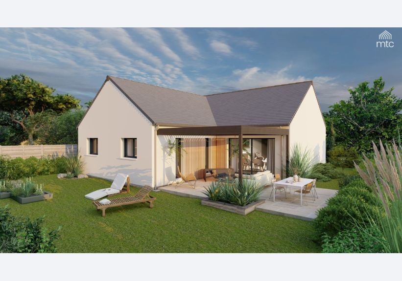 Image du modèle de maison vue jardin 2