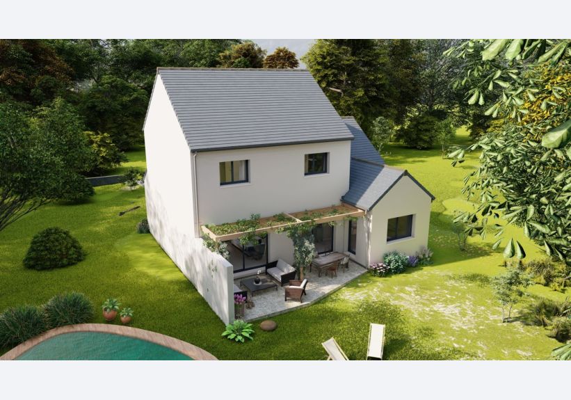 Image du modèle de maison vue dessus