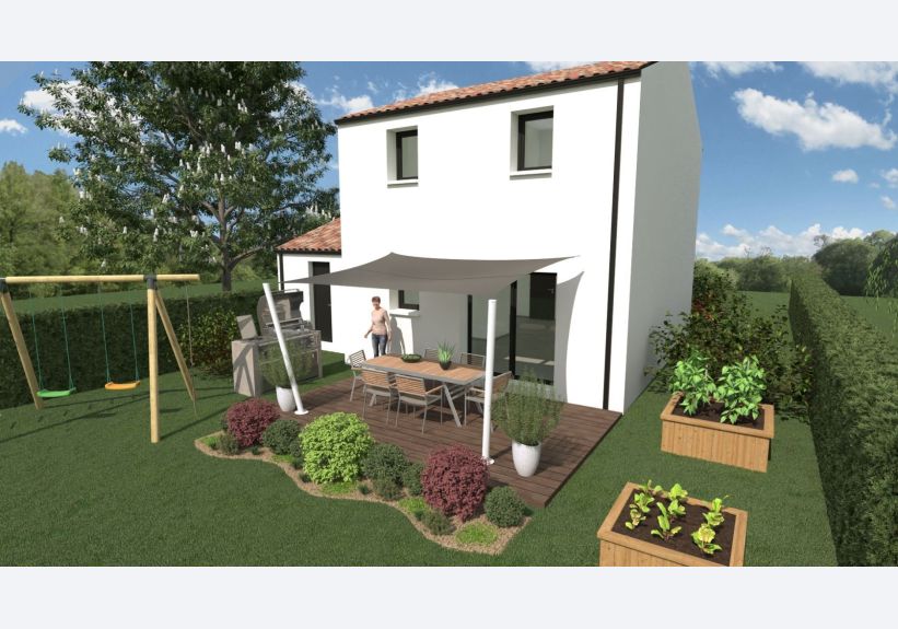 Image du modèle de maison EMERAUDE ARRIERE