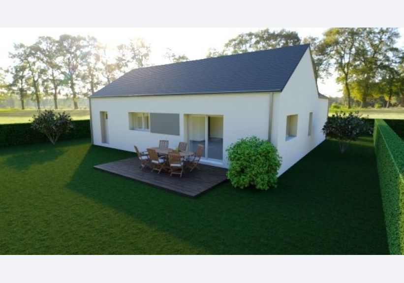 Image du modèle de maison FUSCHIA 3CH94 A-arriere