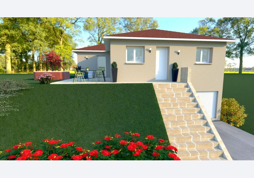 Image du modèle de maison demi n