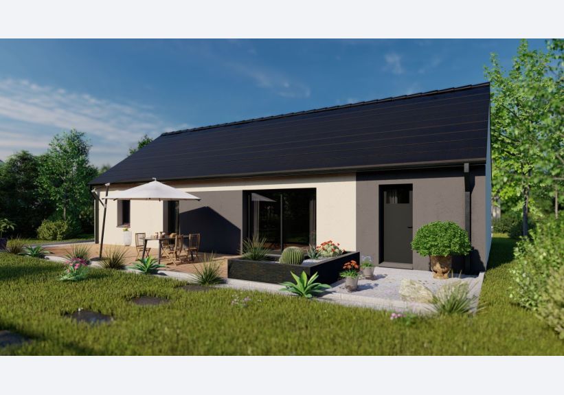 Image du modèle de maison Maison_REALIA_3CH_AG_JARDIN