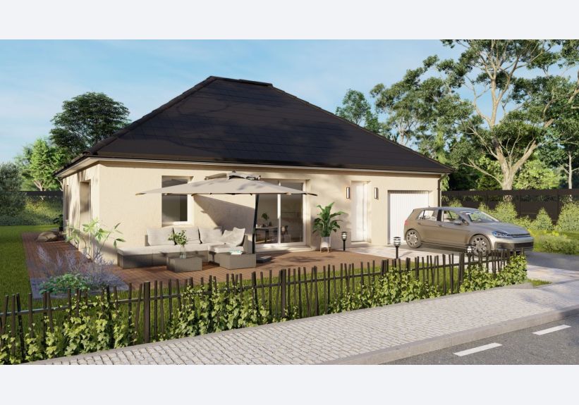 Image du modèle de maison Maison_CAMELIA-3CH-AG BIS-RUE- BLANC