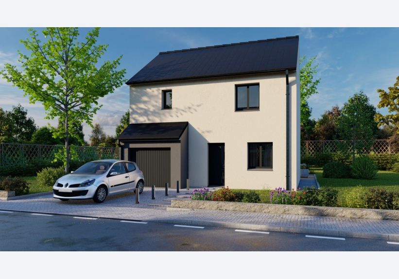 Image du modèle de maison Maison_ROSALIA-3CH-AG_RUE BI-TON