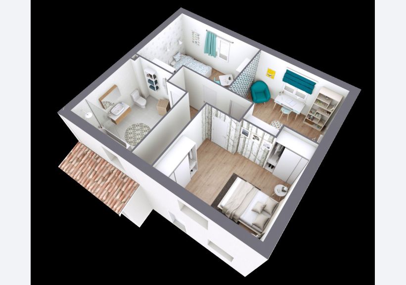 Image du modèle de maison ROSALIA_3CH AG AXO R+1