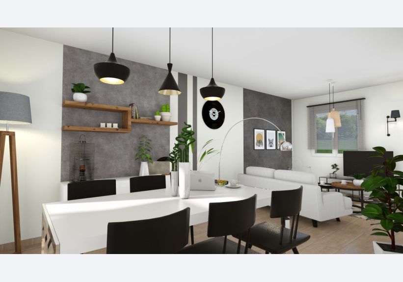 Image du modèle de maison ROSALIA_3CH AG VUE INTR SEJOUR