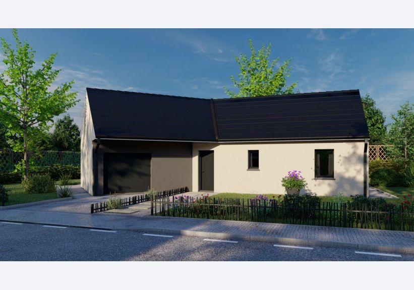 Image du modèle de maison Maison_VITALIA_3CH_AG_RUE BI-TON