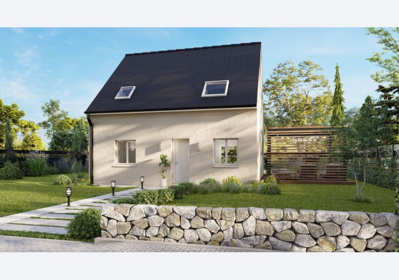 Image du modèle de maison Maison_CORALIA_3CH SG RUE