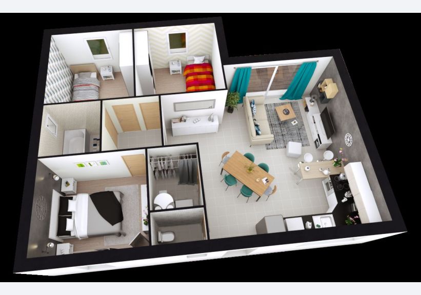 Image du modèle de maison LILIA_3CH_SG