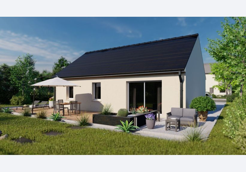 Image du modèle de maison REALIA_MV_3CH_ SG_JARDIN