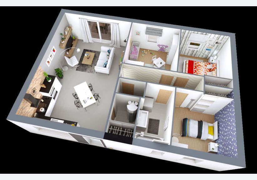 Image du modèle de maison REALIA_3CH_SG