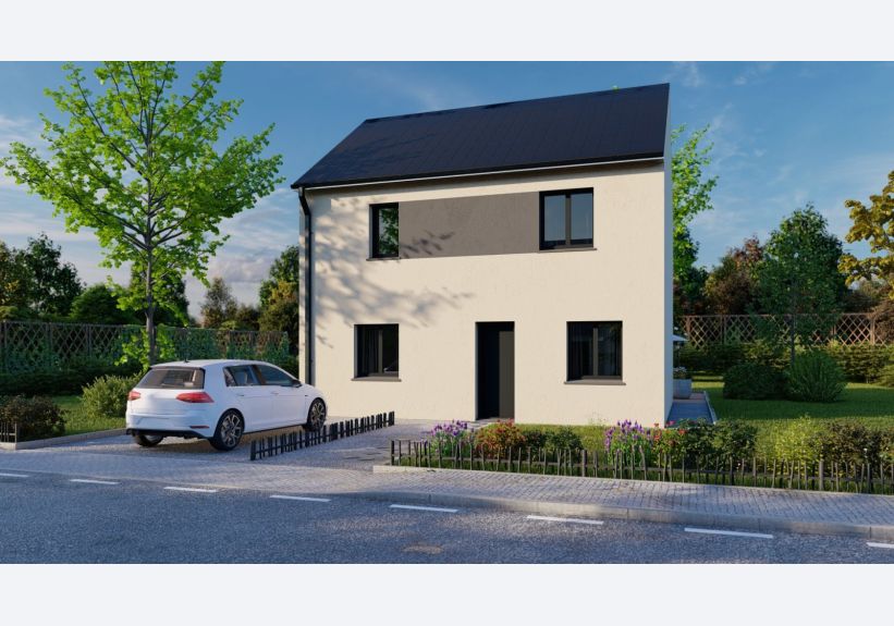 Image du modèle de maison Maison_ROSALIA_MV_R+1_3CH SG_RUE BI-TON