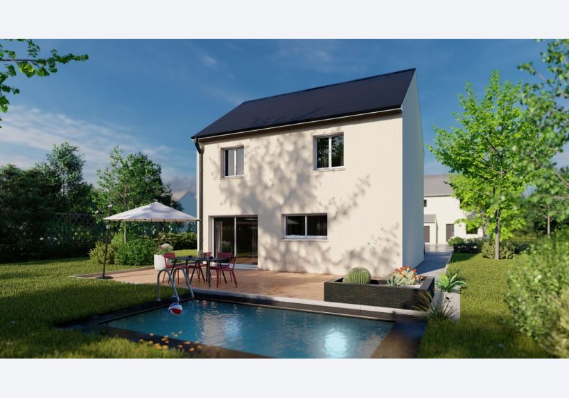 Image du modèle de maison Maison_ROSALIA_MV_R+1_3CH SG_JARDIN