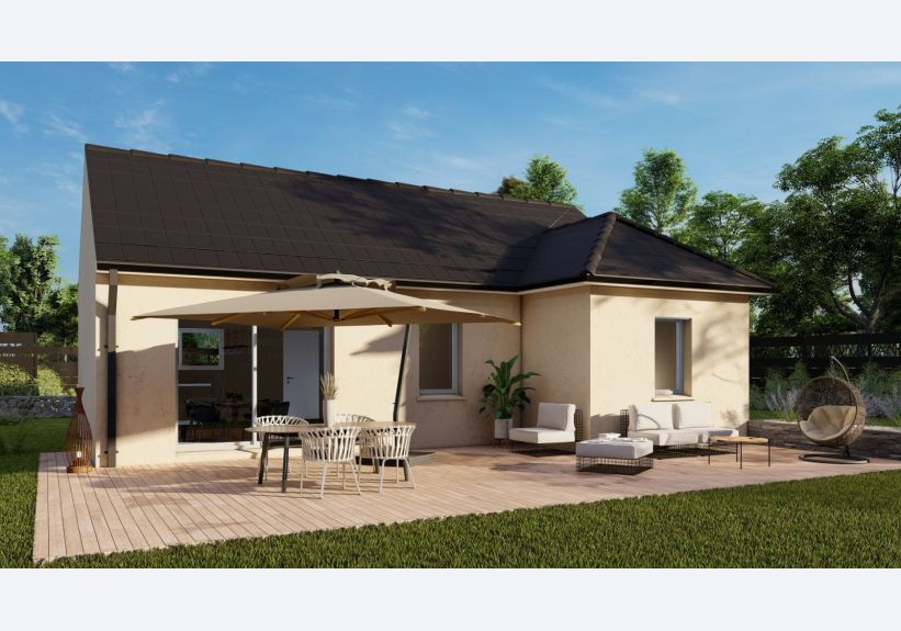 Image du modèle de maison maison_LILIA 2CH SG JARDIN BLANC