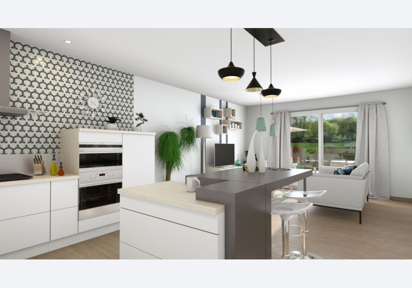 Image du modèle de maison REALIA_2CH SG VUE INTR SEJOUR