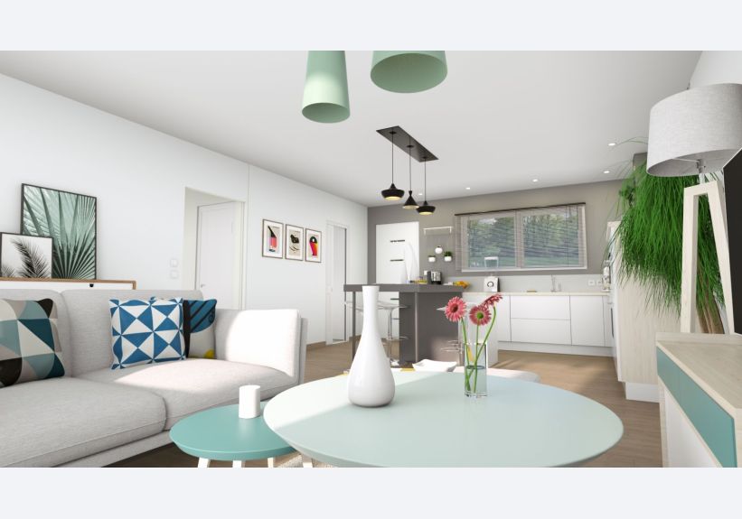 Image du modèle de maison REALIA_2CH SG VUE INTR SEJOUR 2