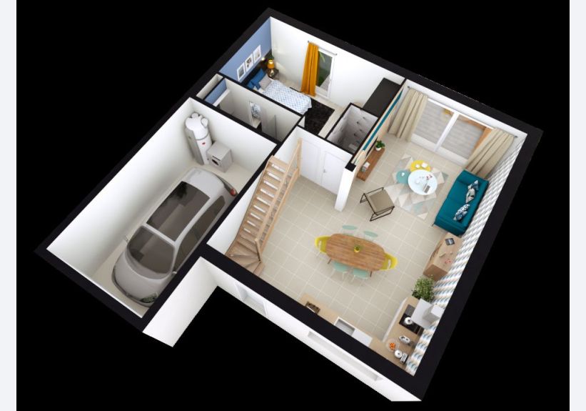 Image du modèle de maison ROSALIA_4CH+ AG AXO