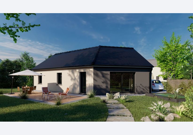 Image du modèle de maison Maison_VITALIA-3CH-SG_NG_JARDIN BI-TON