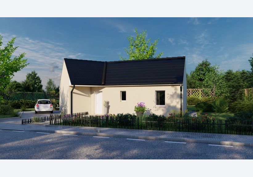 Image du modèle de maison Maison_VITALIA-3CH-SG-NG_RUE