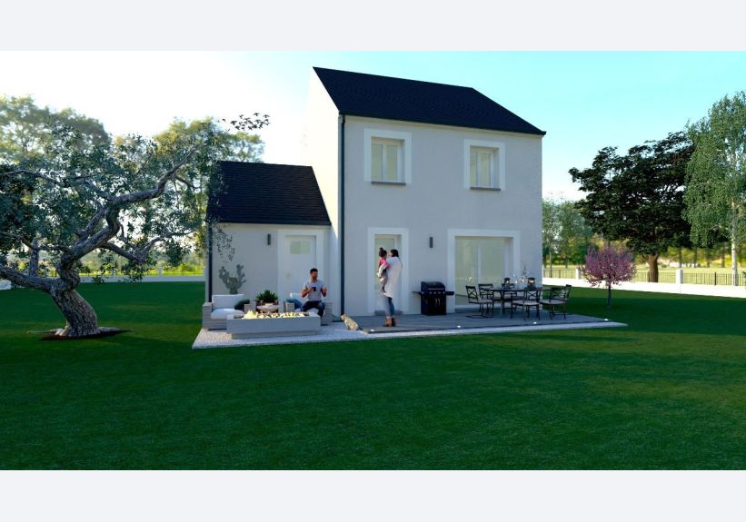 Image du modèle de maison Acces R+1 Façade arrière