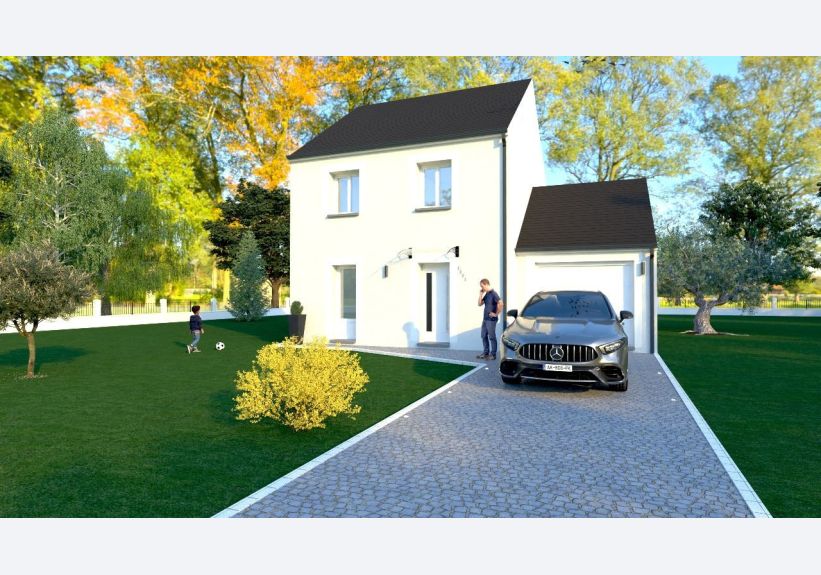 Image du modèle de maison Acces R+1 façade avant