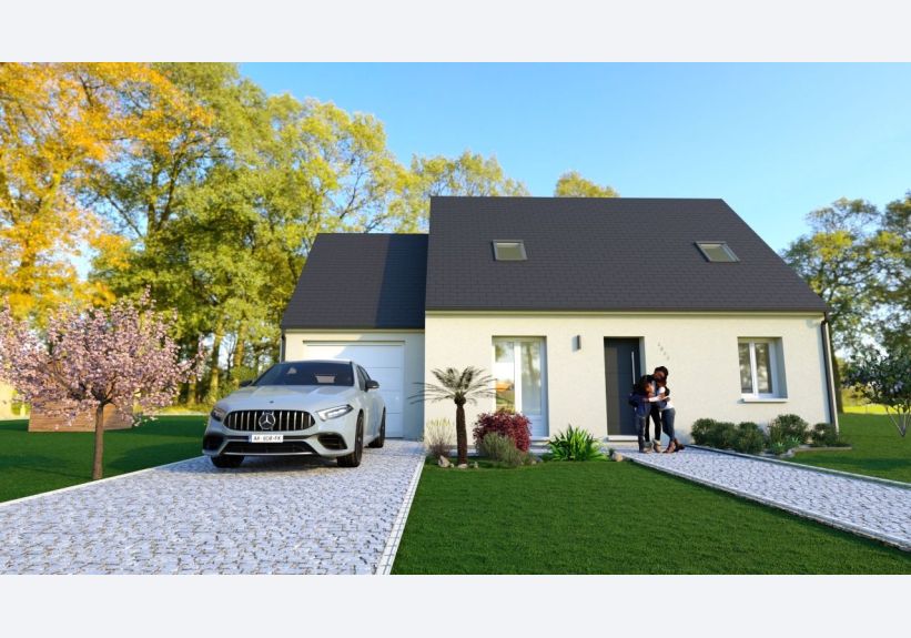 Image du modèle de maison Acces CA visuel Façade avant GA 2