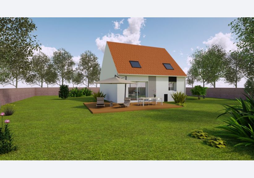 Image du modèle de maison INVESTISSEURS 03 - vue jardin