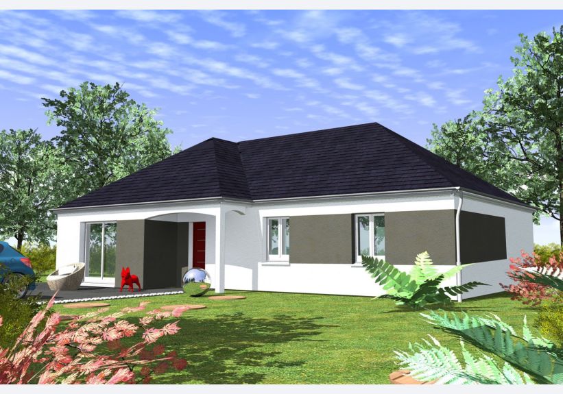 Image du modèle de maison Estivale 105 - vue rue