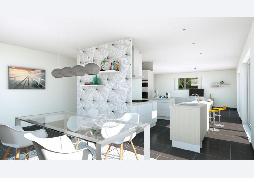 Image du modèle de maison CONCEPT COLOR_VERT_plan int