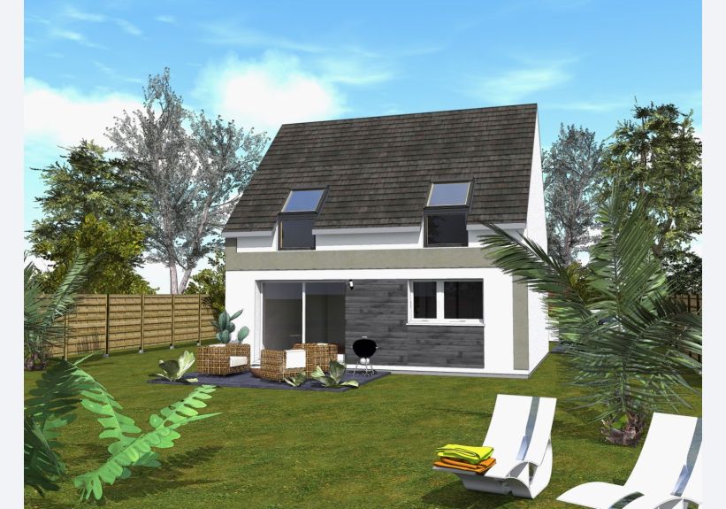 Image du modèle de maison CAMELEON_Variante 2_jardin