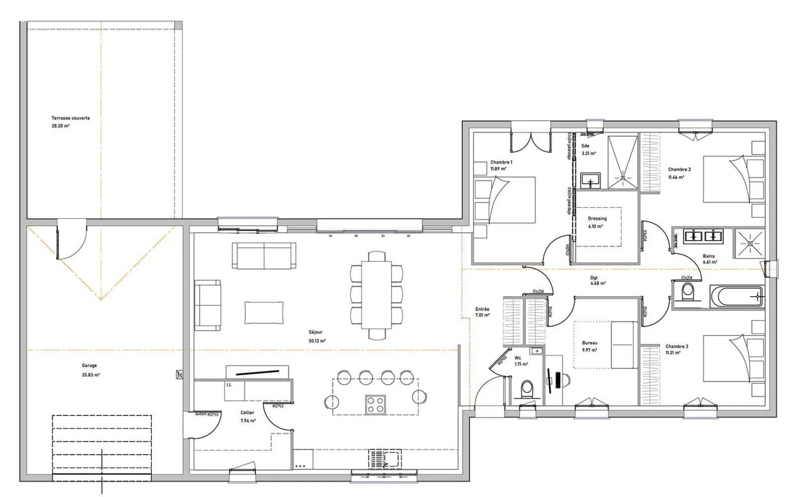 Maison 130 m² avec terrain à TESSON à Tesson — photo 4