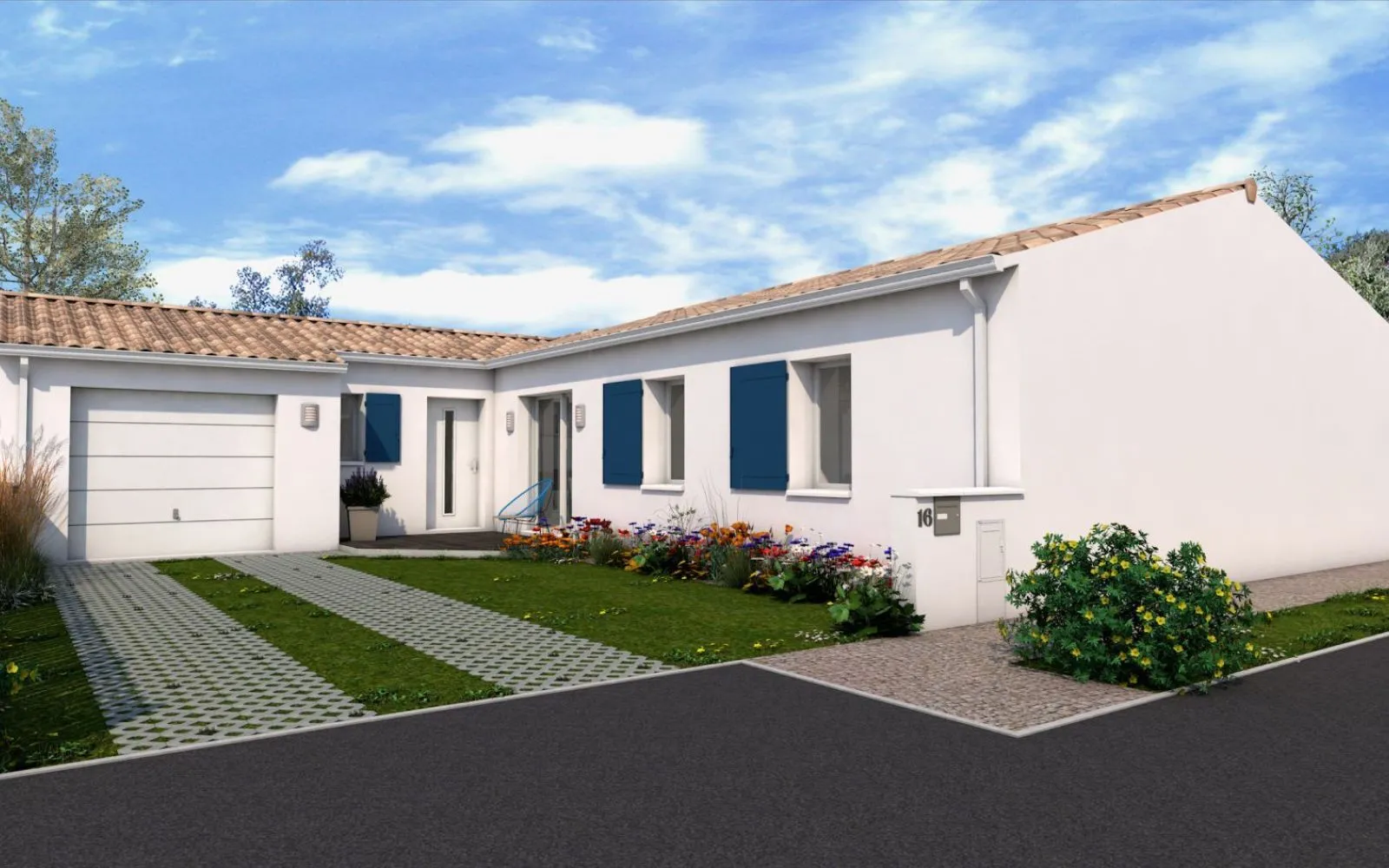 Maison 104.4 m² avec terrain à TESSON à Tesson — photo 1