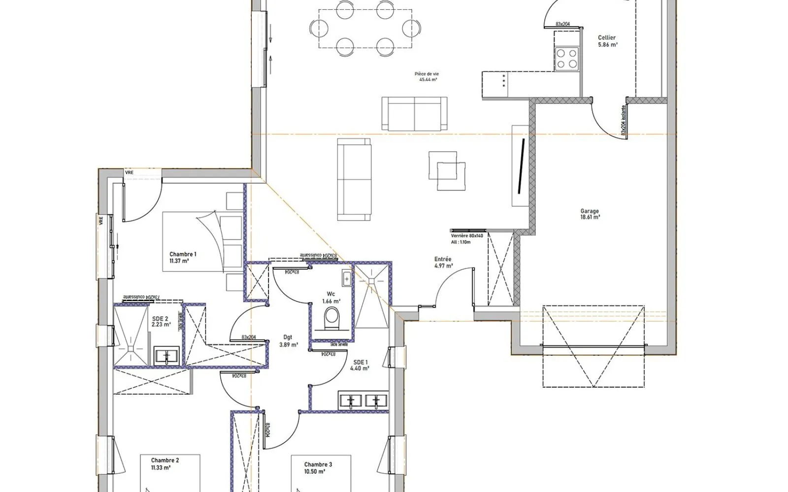 Maison 101.7 m² avec terrain à TESSON à Tesson — photo 3