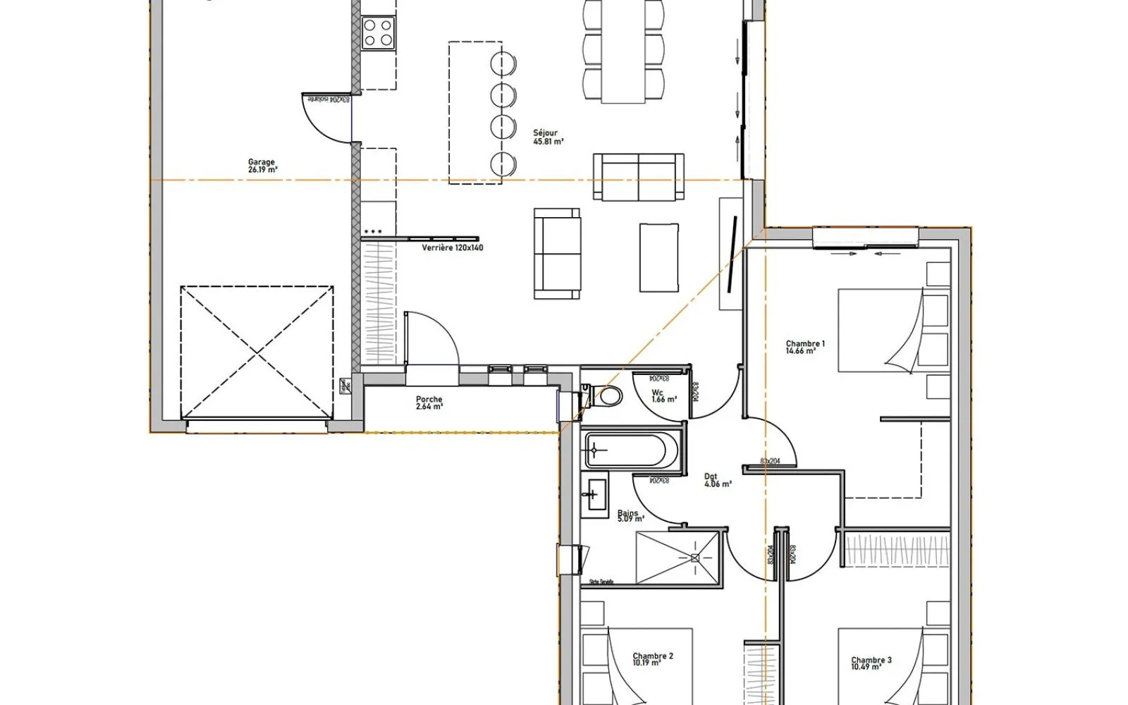 Maison 92 m² avec terrain à FORGES à Forges — photo 3