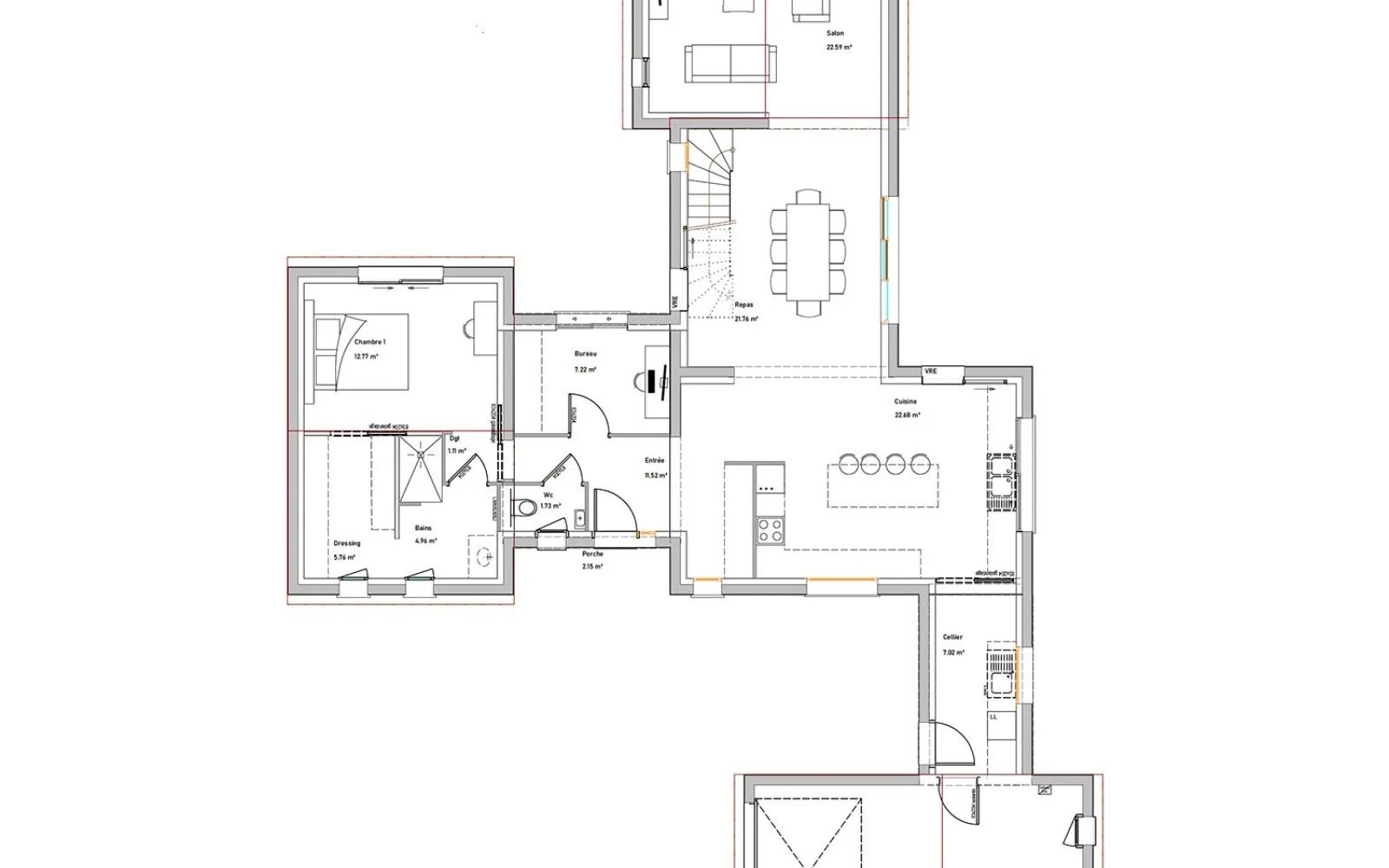 Maison 164.8 m² avec terrain à TESSON à Tesson — photo 6