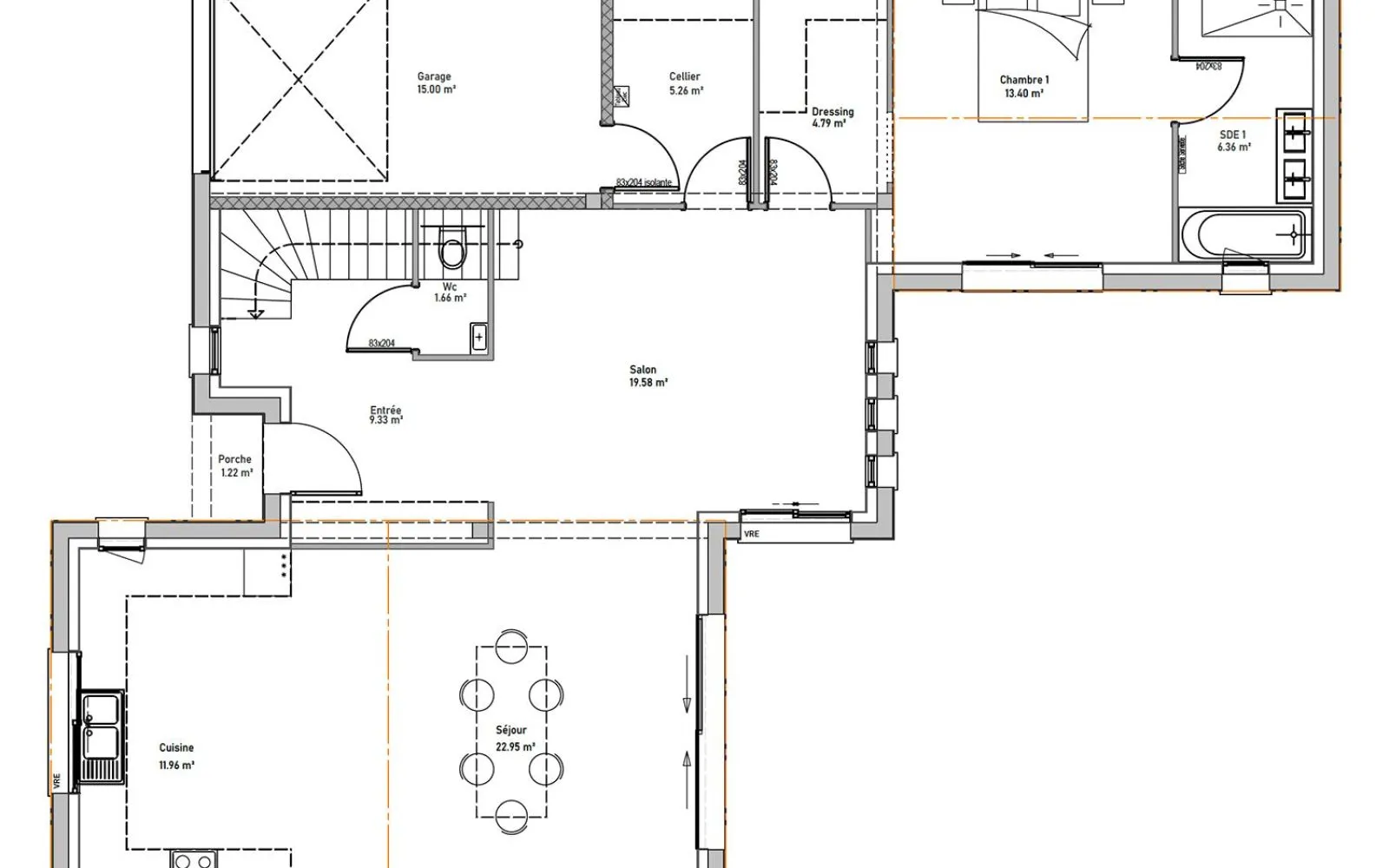 Maison 146.9 m² avec terrain à TESSON à Tesson — photo 4