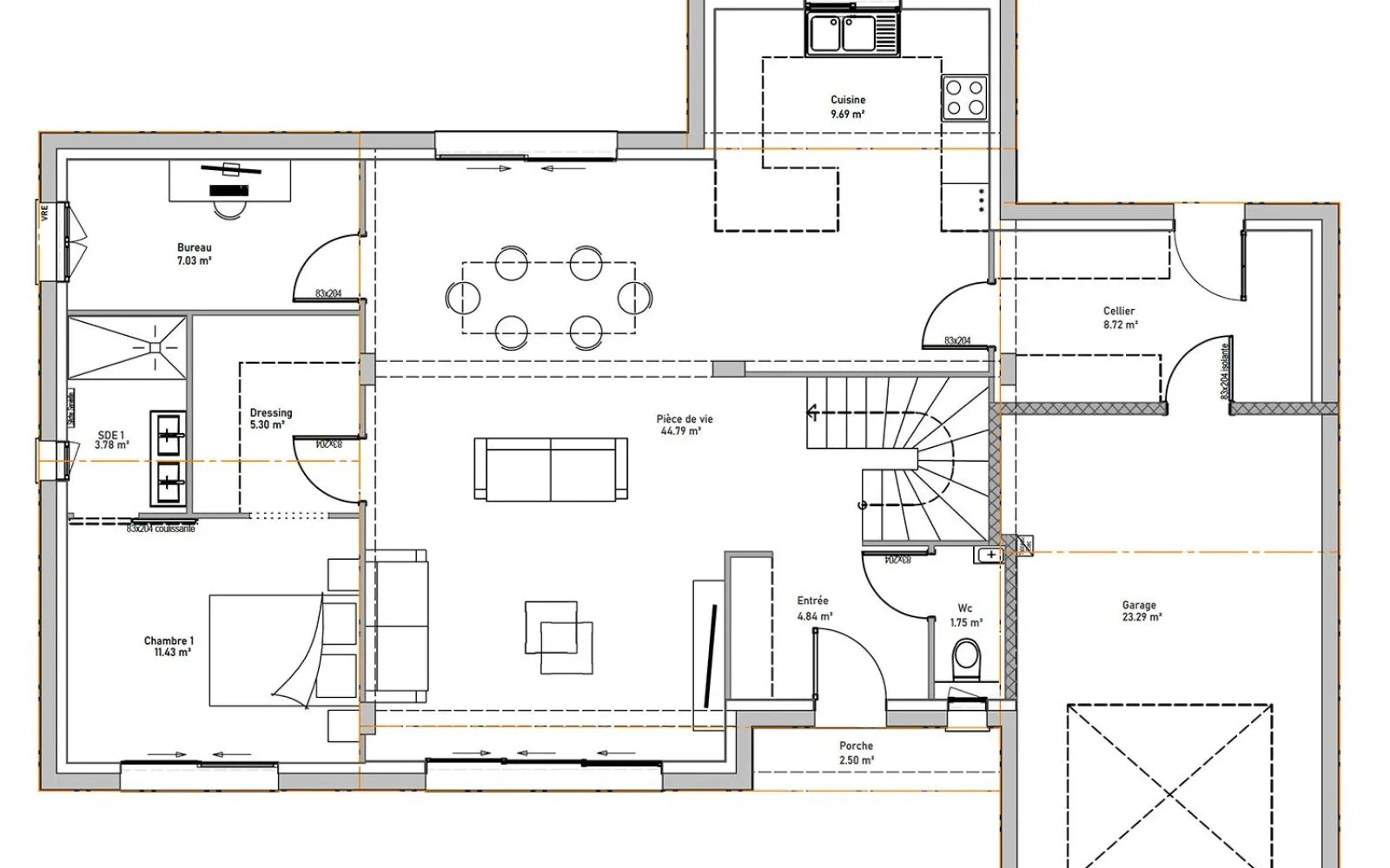 Maison 144.8 m² avec terrain à TESSON à Tesson — photo 5