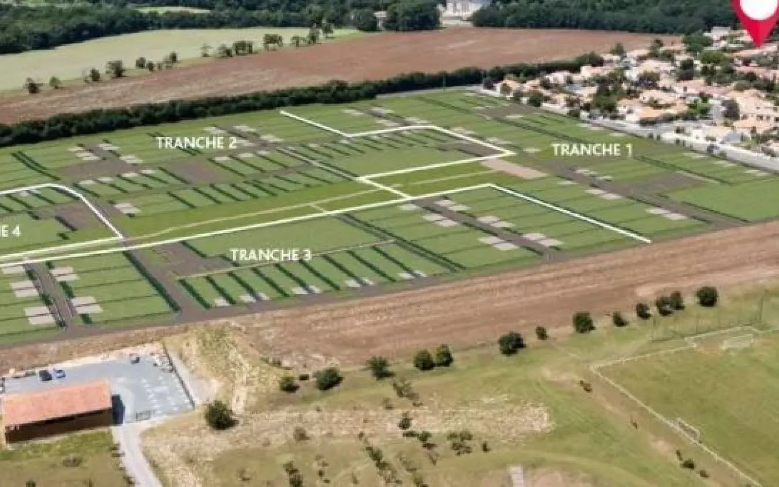 Terrain à bâtir de 367 m2 au prix de 156000 € à LA JARNE. à La Jarne — photo 1