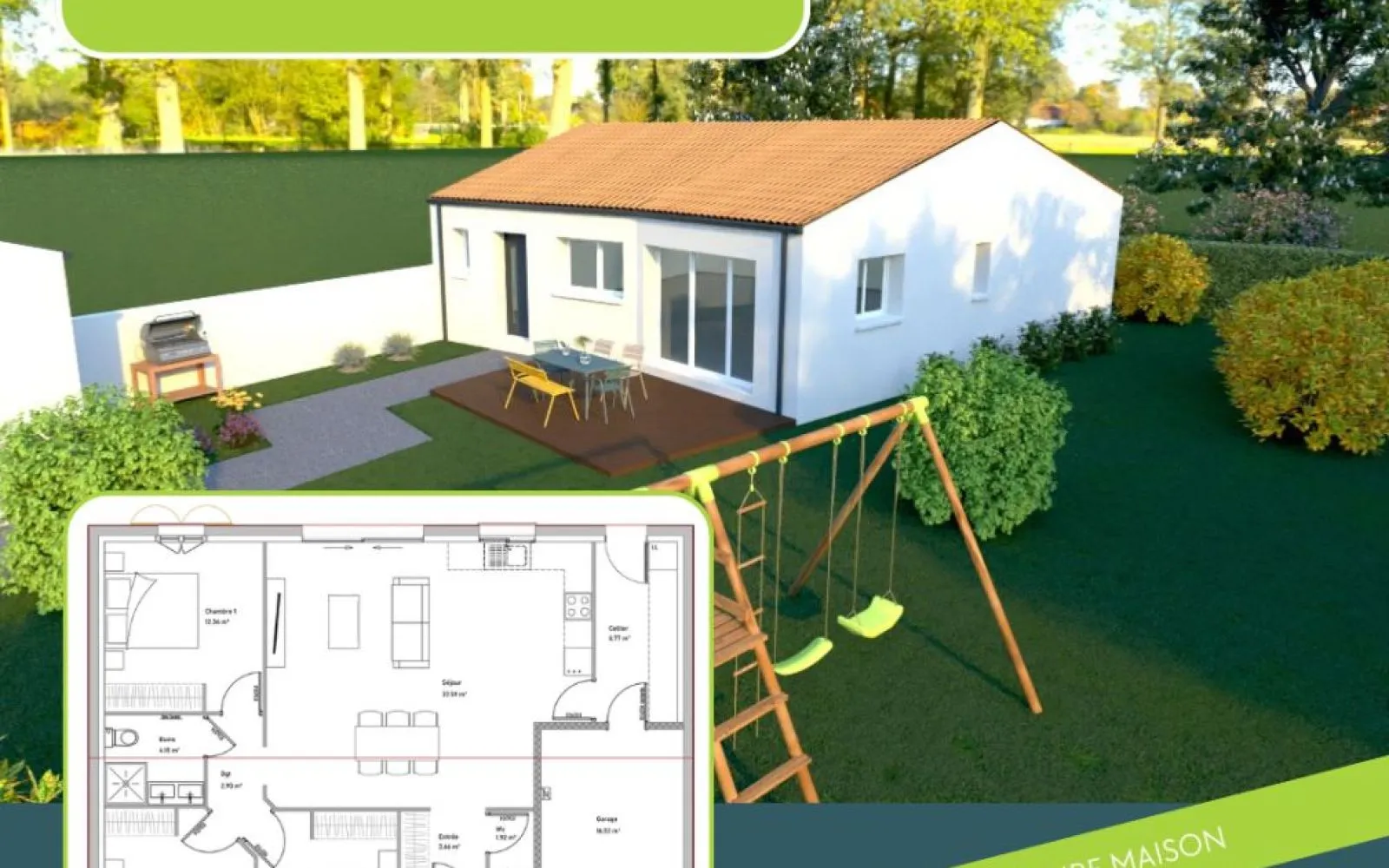 Terrain à bâtir de 386 m2 au prix de 109000 € à SAINTE-SOULLE. à Sainte-Soulle — photo 1