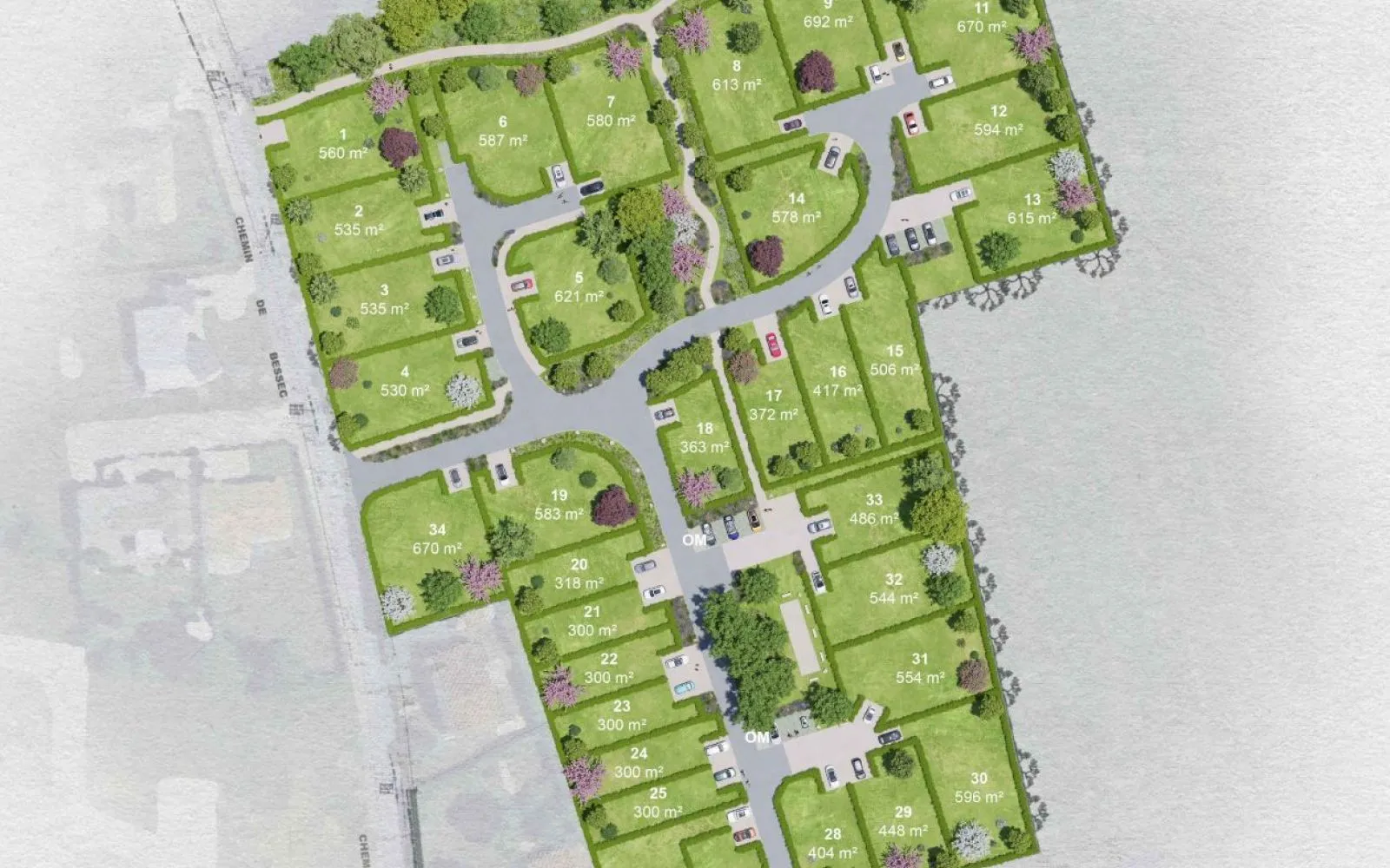Terrain à bâtir de 515 m2 au prix de 57275 € à PONT-L'ABBE-D'ARNOULT. à Pont-l'Abbé-d'Arnoult — photo 1