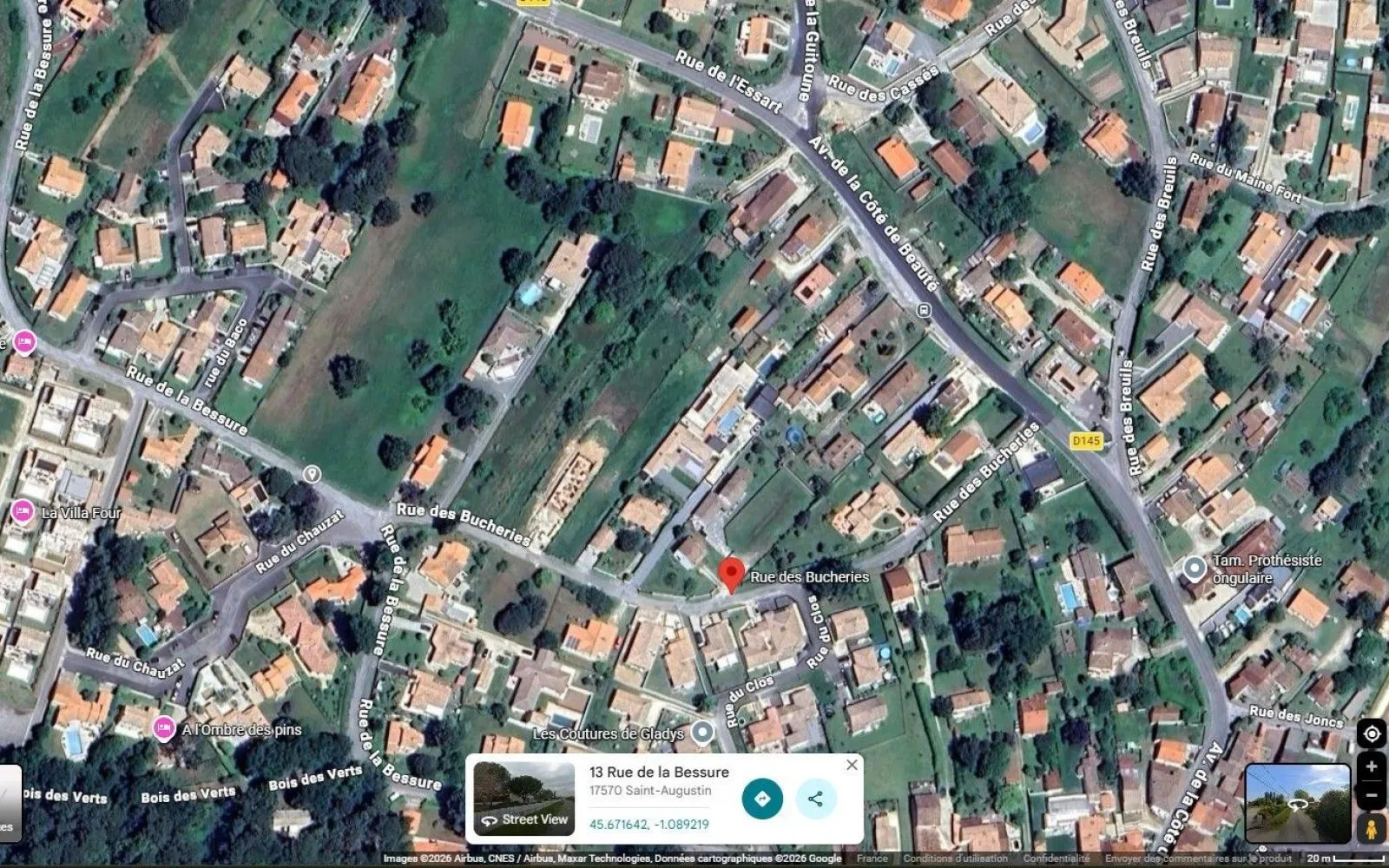 Terrain à bâtir de 385 m2 au prix de 84700 € à SAINT-AUGUSTIN. à Saint-Augustin — photo 1