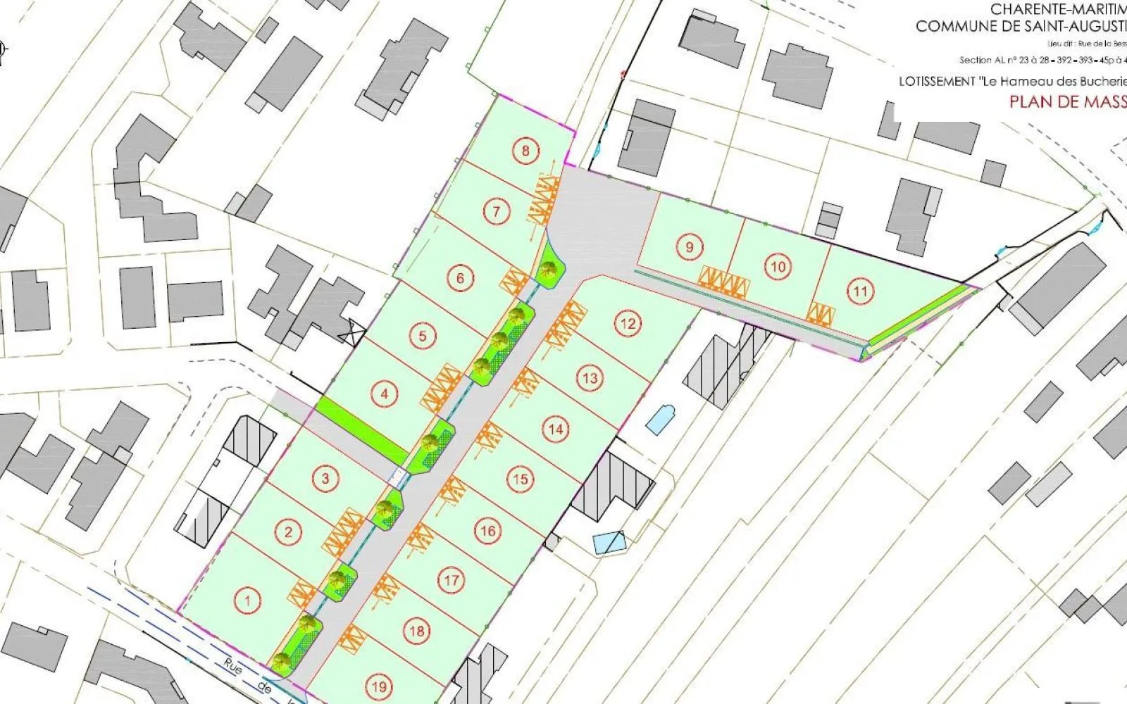 Terrain à bâtir de 385 m2 au prix de 84700 € à SAINT-AUGUSTIN. à Saint-Augustin — photo 2