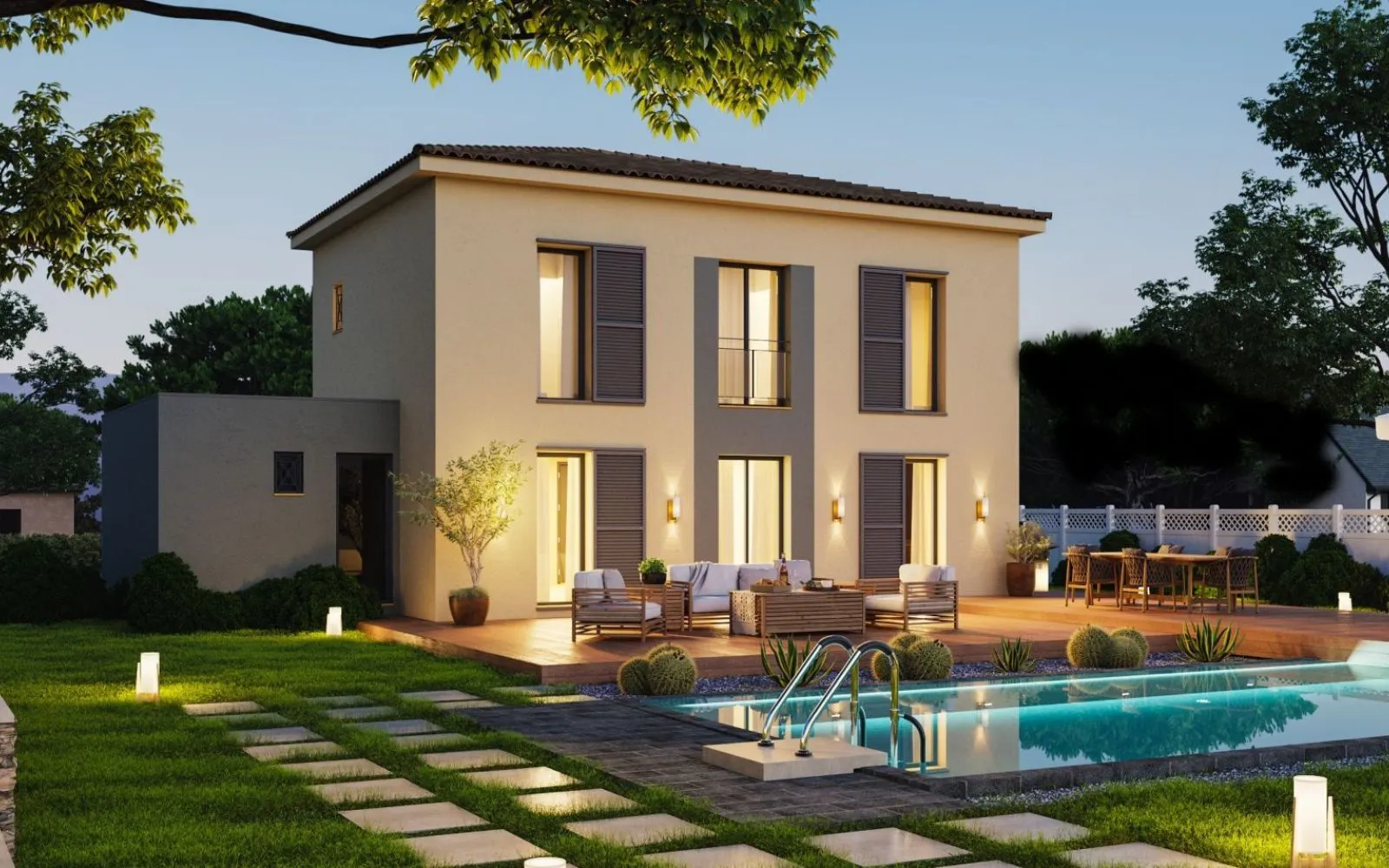 Maison 95 m² avec terrain à SENAS (13) à Sénas — photo 2