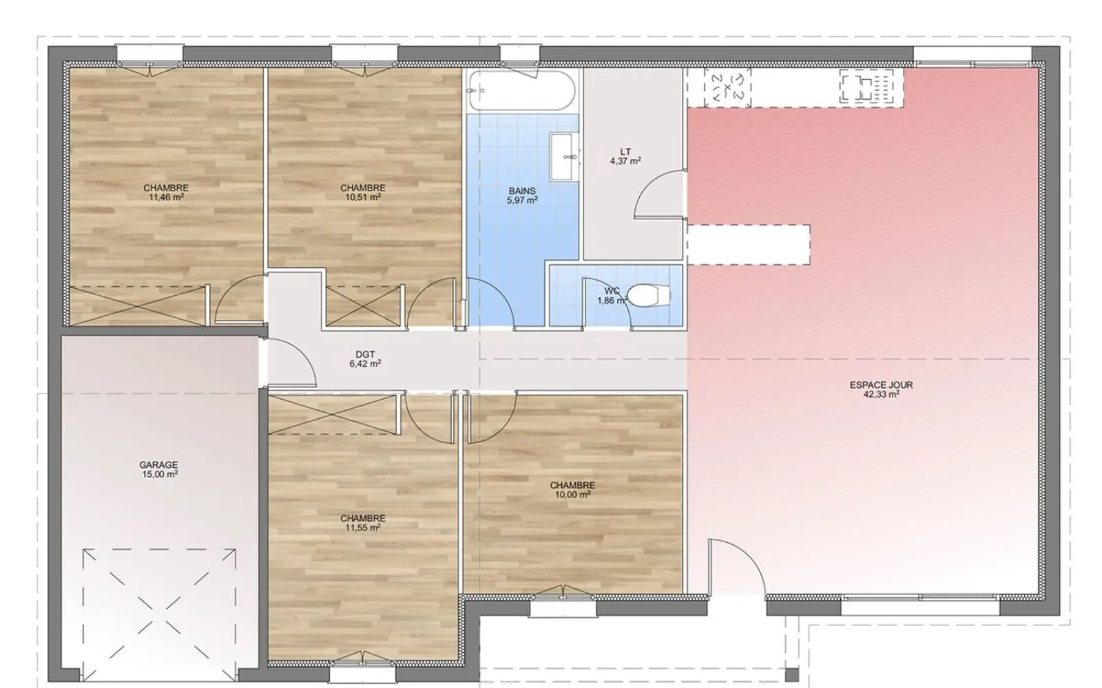 Maison 105 m² avec terrain à THOARD (04) à Thoard — photo 4