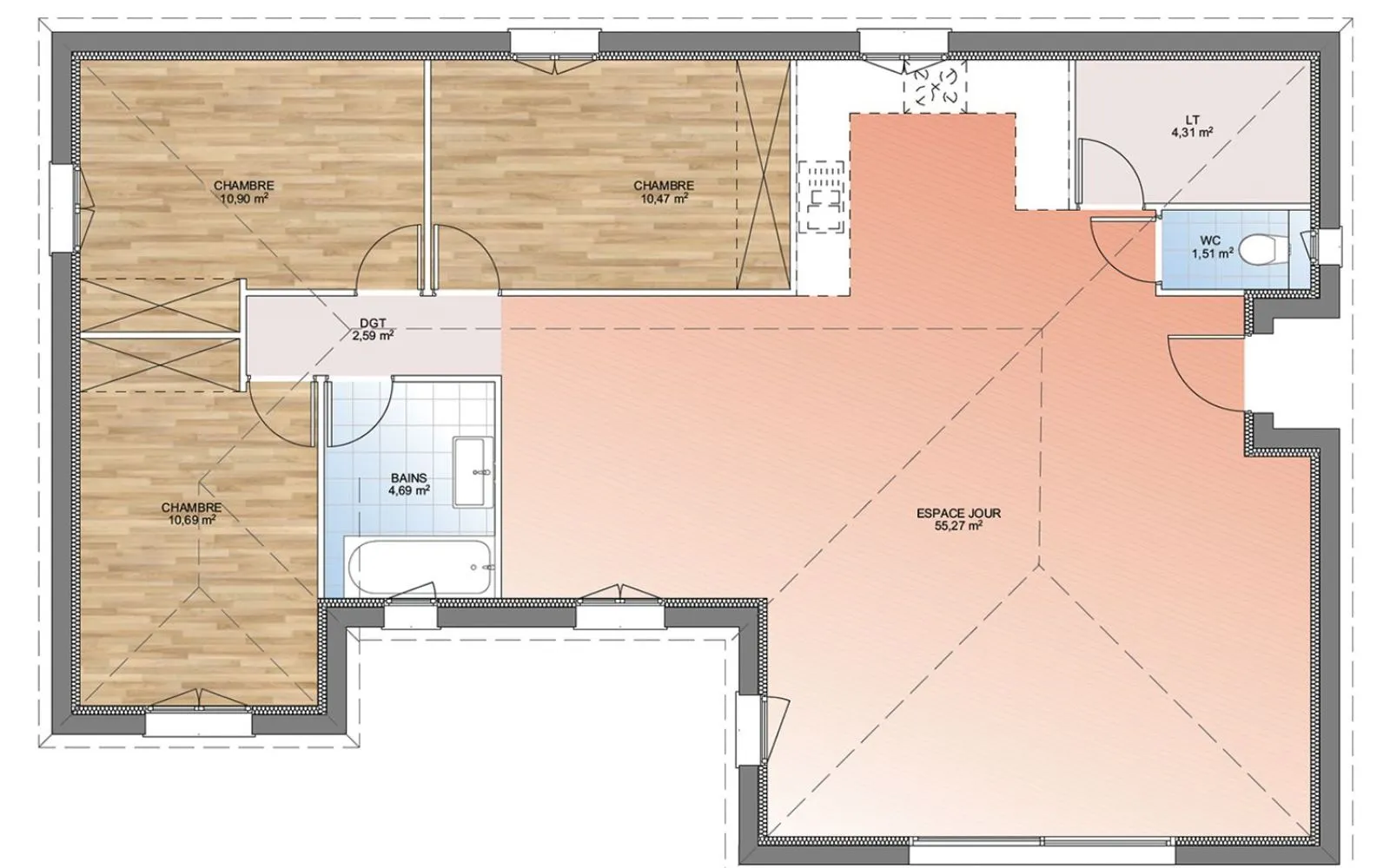 Maison 100 m² avec terrain à ALLEINS (13) à Alleins — photo 3