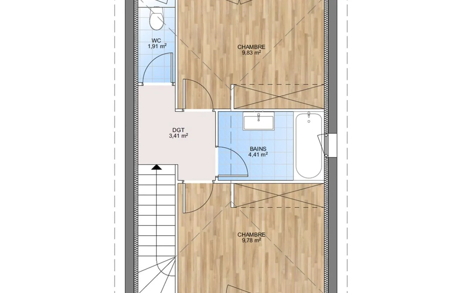Maison 82 m² avec terrain à CABRIES (13) à Cabriès — photo 7