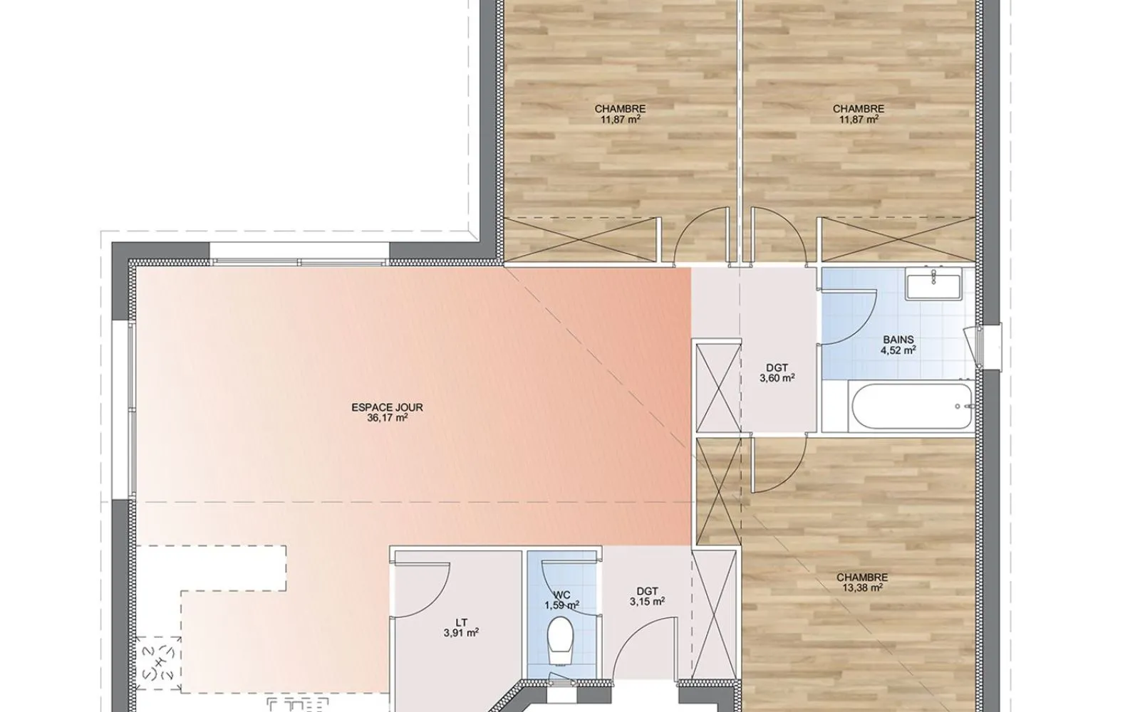 Maison 90 m² avec terrain à LE BRUSQUET (04) à Le Brusquet — photo 5