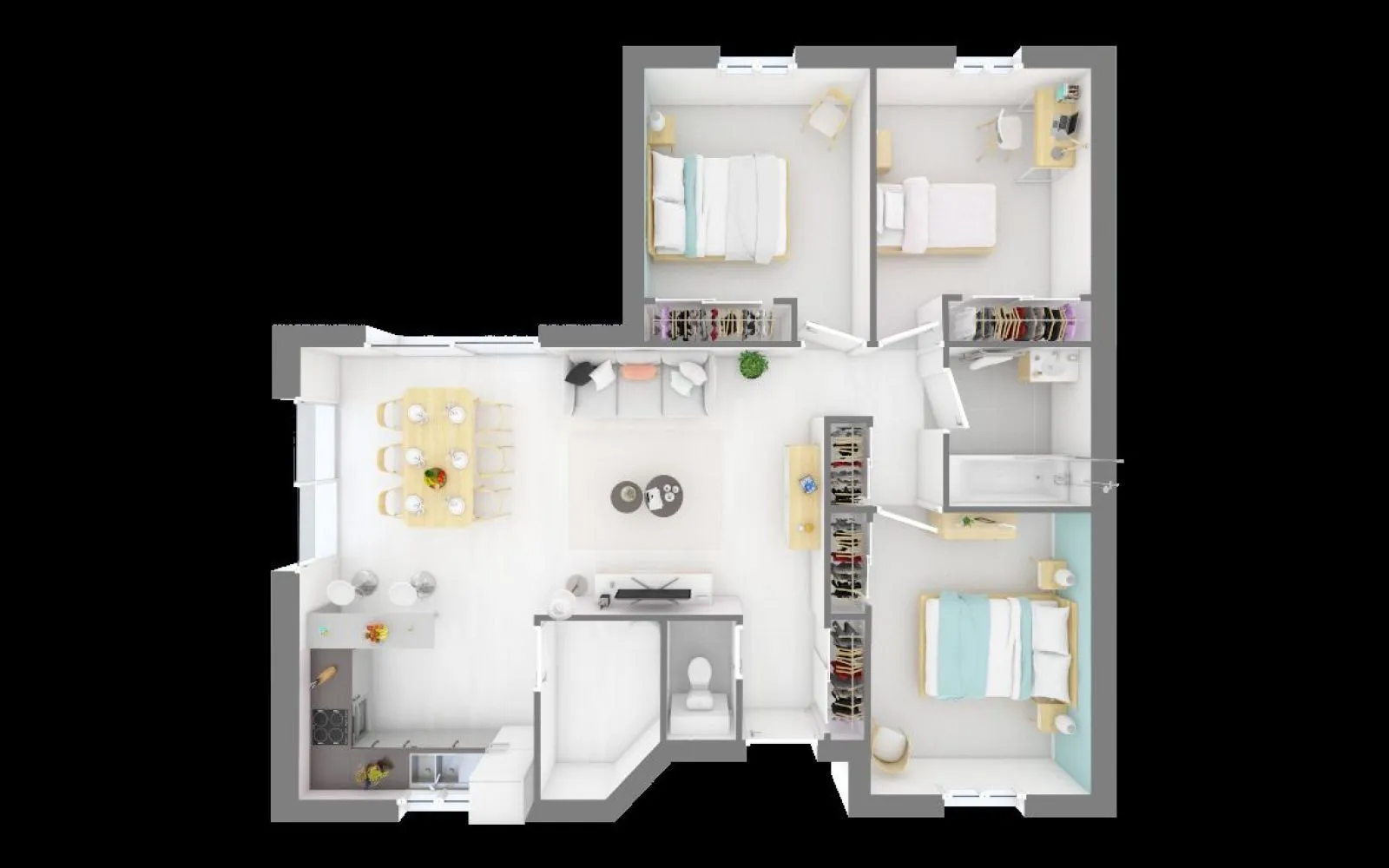 Maison 90 m² avec terrain à LE BRUSQUET (04) à Le Brusquet — photo 4