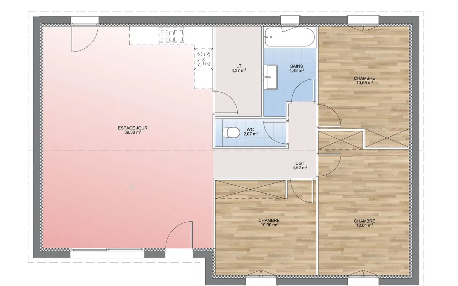Maison 88 m² avec terrain à LA BRILLANNE (04) à La Brillanne — photo 4