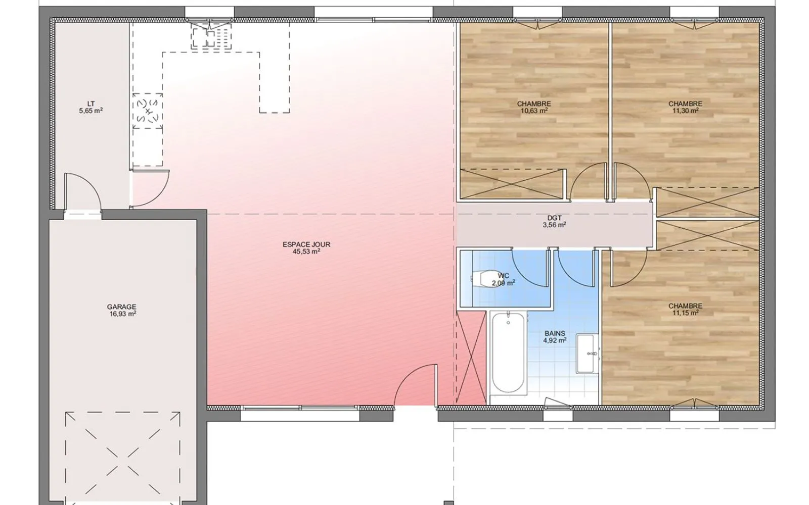 Maison 95 m² avec terrain à CORNILLON-CONFOUX (13) à Cornillon-Confoux — photo 7